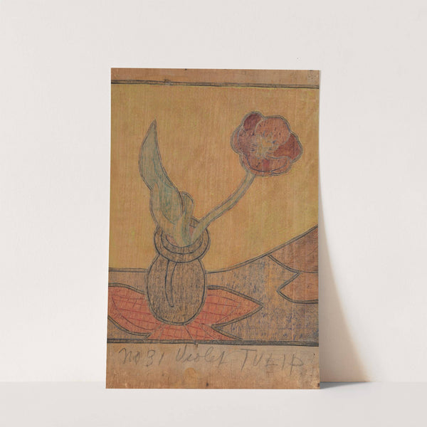 The Violet Tulip, New York by Blanche Lazzell