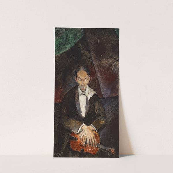 The Violin Player by Alvar Cawén