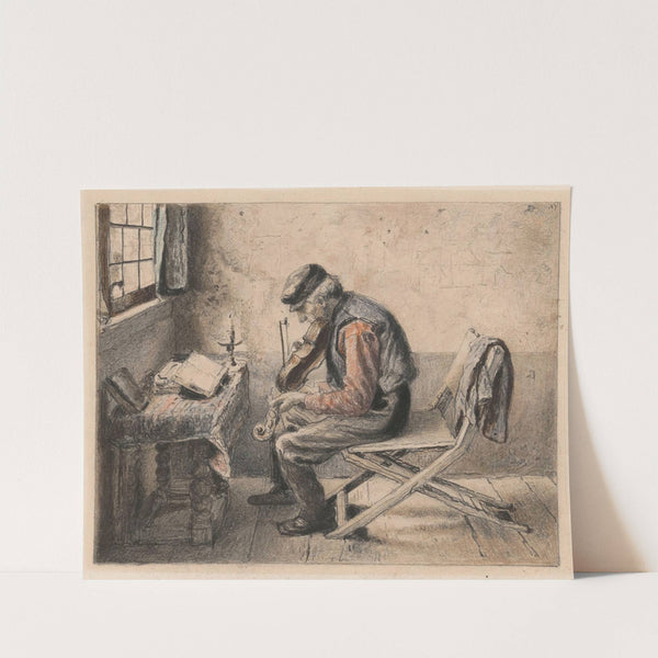 The Violin Player by Henri de Braekeleer