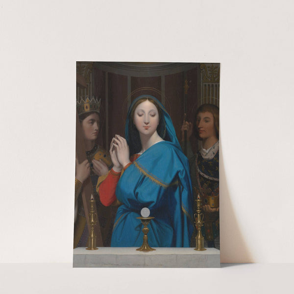 The Virgin Adoring the Host by Jean Auguste Dominique Ingres