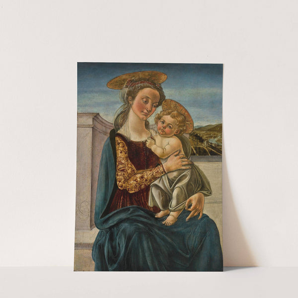 The Virgin and Child before a landscape by Biagio d’Antonio