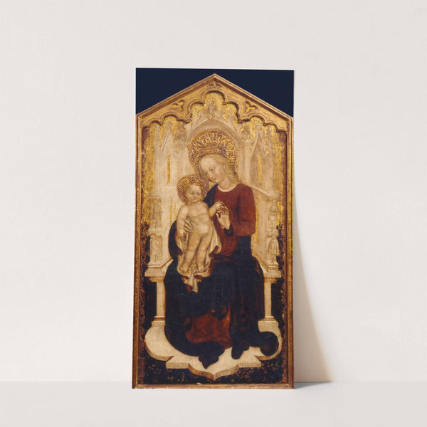 The Virgin and Child Enthroned (1451 - 1485) by Cristoforo Moretti