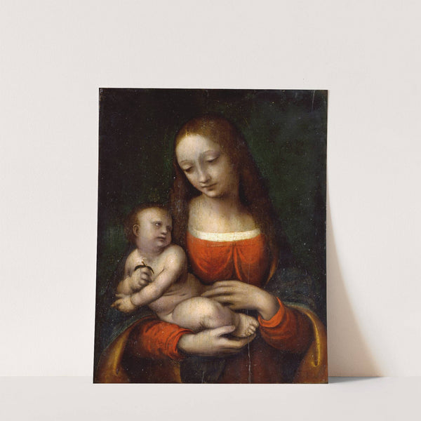 The Virgin and Child Icosidodecahedron by Giampietrino (Giovanni Pietro Rizzoli)