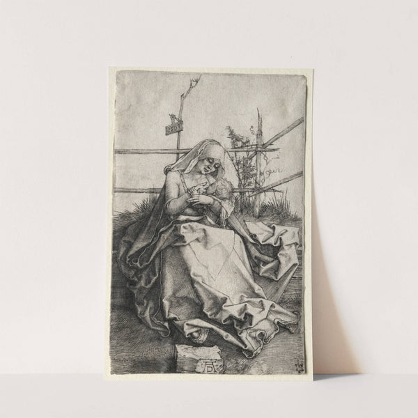 The Virgin and Child on a Grassy Bench (1503) by Albrecht Dürer