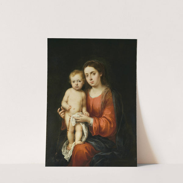 The Virgin and Child with a Rosary (c. 1670-1680) by Bartolomé Estebán Murillo