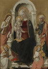 The Virgin and Child with Saint John the Baptist, Saint Peter and two Angels Making Music