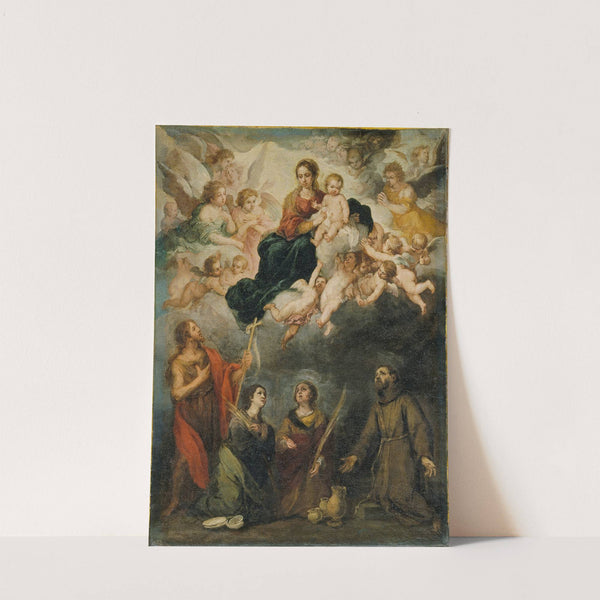 The Virgin and Child with Saints (c. 1665-1670) by Bartolomé Estebán Murillo