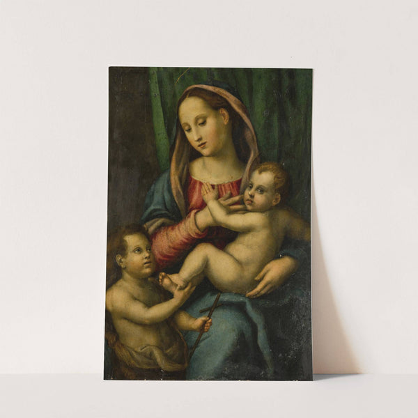 The Virgin and Child with the Infant Saint John the Baptist by Florentine School