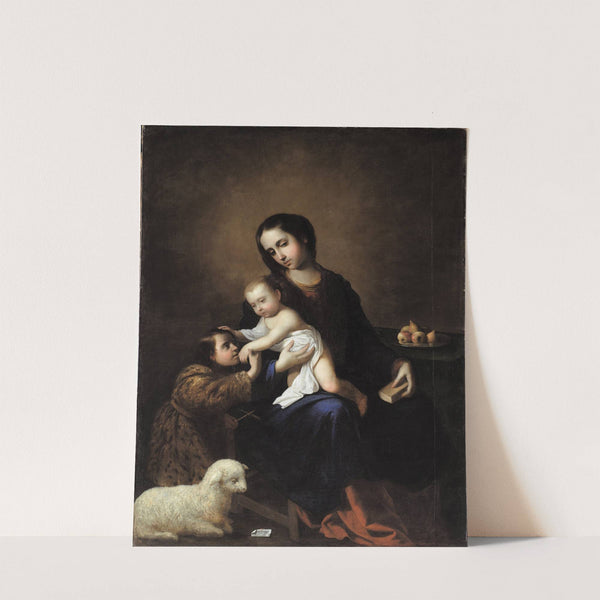 The Virgin And Child With The Infant St John The Baptist (1662) by Francisco de Zurbarán