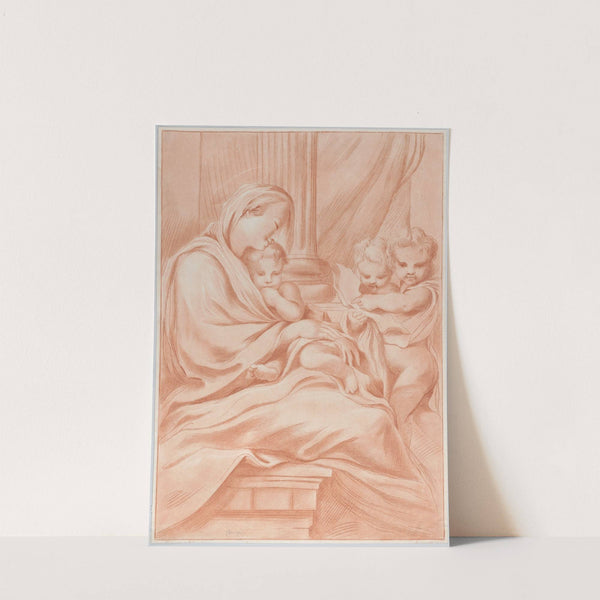 The Virgin and child with two angels (1766) by Andrea Scacciati