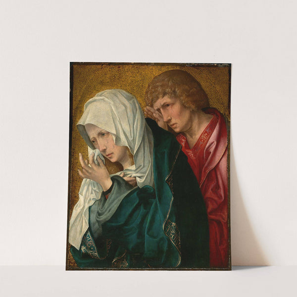 The Virgin and Saint John the Evangelist by Workshop of Jacob Cornelisz. van Oostsanen