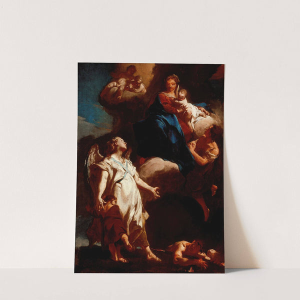 The Virgin Appearing to the Guardian Angel by Giovanni Battista Piazzetta