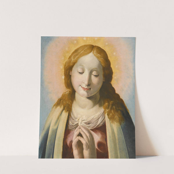 The Virgin At Prayer by Lombard School