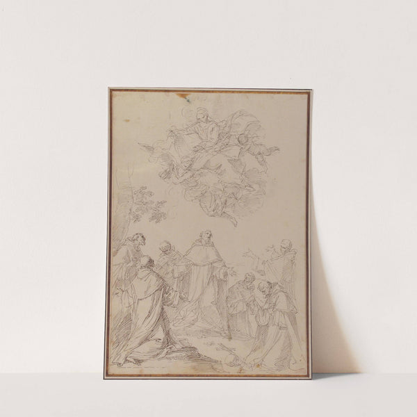 The Virgin Bringing the Habit to the Seven Founding Fathers of the Servite Order by Donato Creti