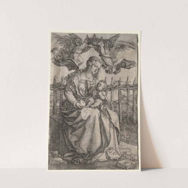 The Virgin Crowned by Two Angels (1518) by Albrecht Dürer