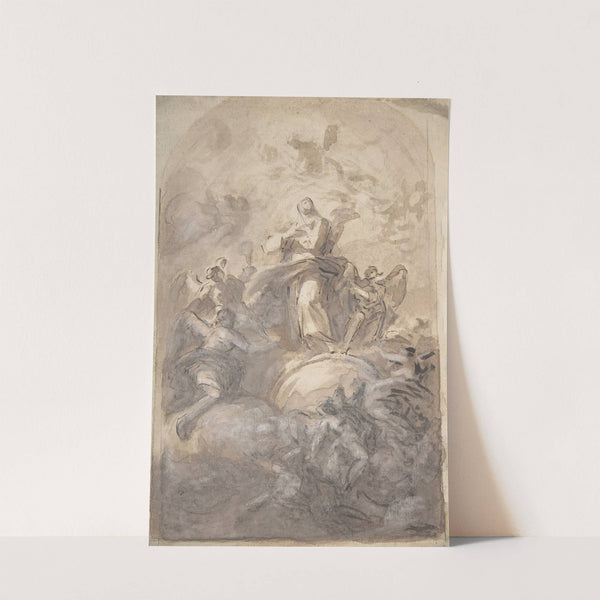 The Virgin Immaculate in Glory by Domenico Mondo