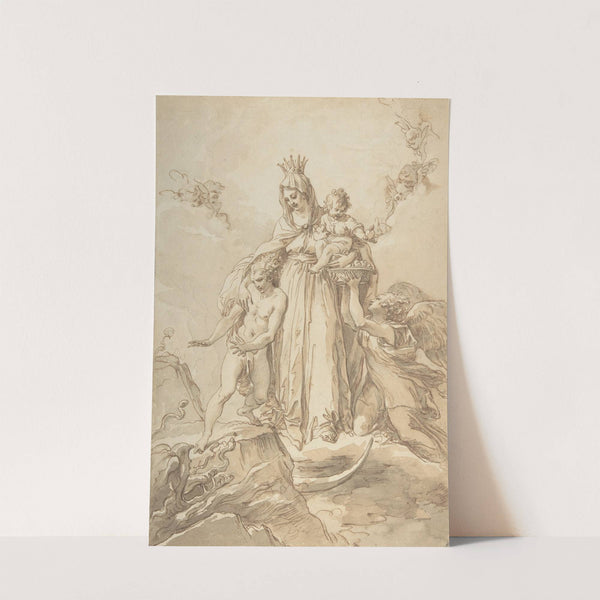 The Virgin Immaculate with the Christ Child by Giuseppe Cades