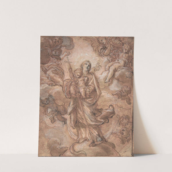 The Virgin Immaculate with the Christ Child in Glory by Giuseppe Passeri