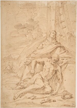 The Virgin Lamenting over the Dead Christ