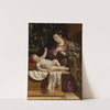 The Virgin Mary adoring the Christ Child (circa 1645) by Matteo Loves