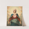 The Virgin Mary with heart emblem on chest (1900) by Werner Company