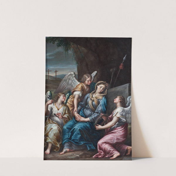 The Virgin Mourning at the Tomb by Lorenzo Gramiccia