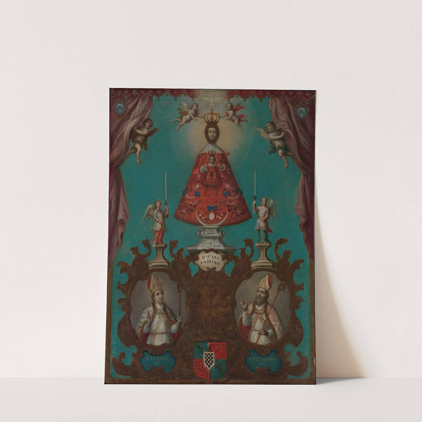 The Virgin of El Camino with St. Fermín and St. Saturnino by Nicolás Enríquez