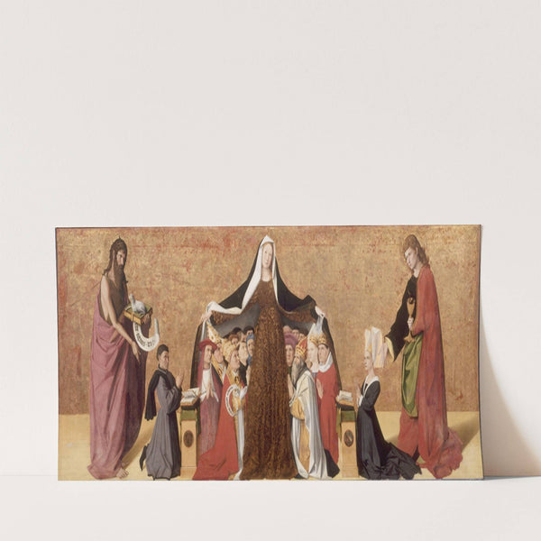 The Virgin of Mercy (1452) by Enguerrand Quarton