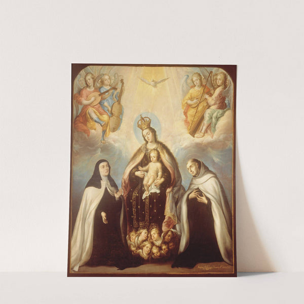 The Virgin of the Carmen with Saint Theresa and Saint John of the Cross by Juan Rodríguez Juárez