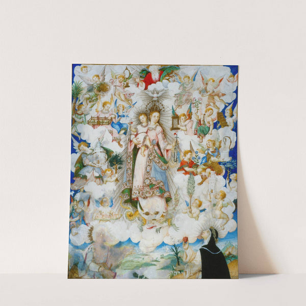 The Virgin of the Rosary with Saint Catherine of Alexandria and Saint Catherine of Sienna by Luis Lagarto