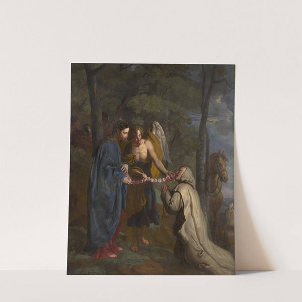 The Virgin saving a Carthusian monk from an ambush (1662) by Erasmus Quellinus