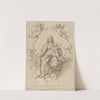 The Virgin seated in the clouds with the infant Christ, surrounded by putti, after a drawing by Reni (1764) by Giuseppe Zocchi