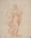 The Virgin Walking to the Right Carrying the Christ Child