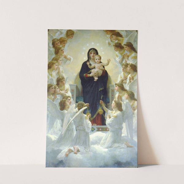 The Virgin With Angels (1900) by William Bouguereau