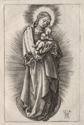 The Virgin with Hairband on a Crescent Moon (1508)
