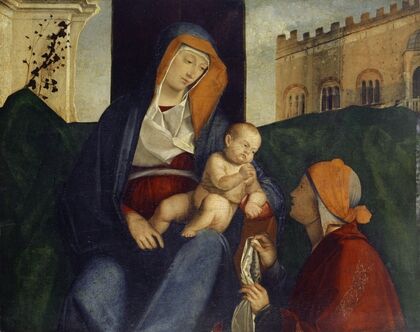 The Virgin with the Child and a Believer
