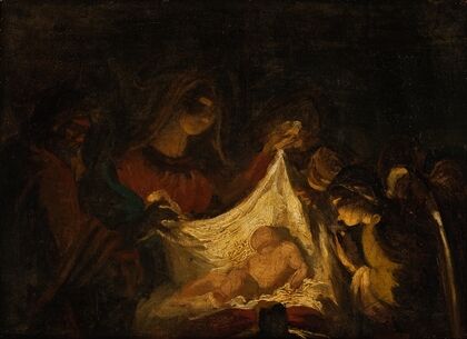 The Virgin With The Infant Christ — size preview
