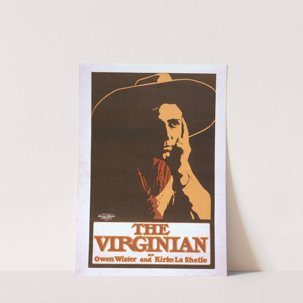 The Virginian by Owen Wister and Kirke La Shelle. (1903) by U.S. Lithograph Co.