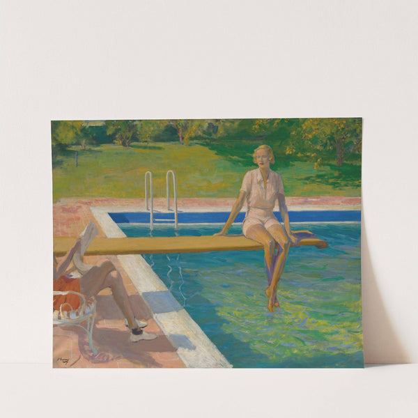 The Viscountess Castlerosse, Palm Springs by Sir John Lavery