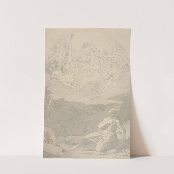 The Vision of Joan of Arc (late 19th century) by Eduard von Steinle