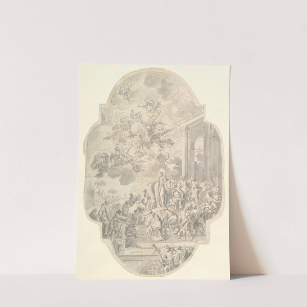 The Vision of Saint Benedict (1740) by Francesco de Mura