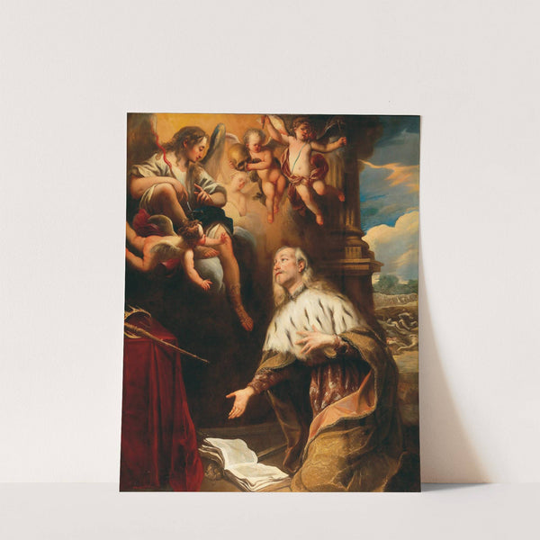 The Vision of Saint Louis IX of France by Stefano Magnasco