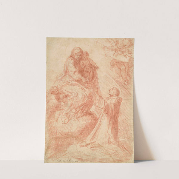 The Vision of Simon Stock by Pietro Antonio de' Pietri