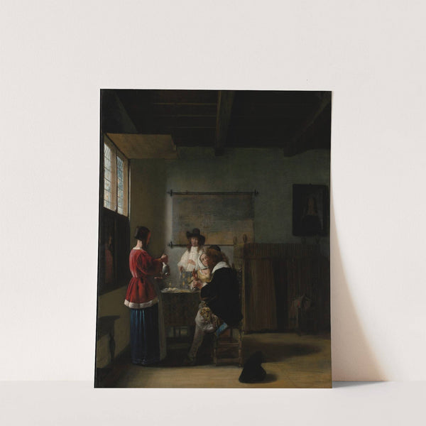 The Visit by Pieter De Hooch