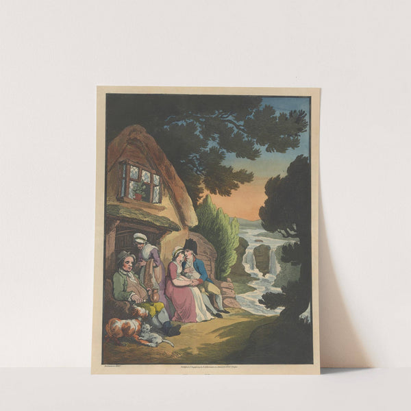 The visit. (1799) by Thomas Rowlandson