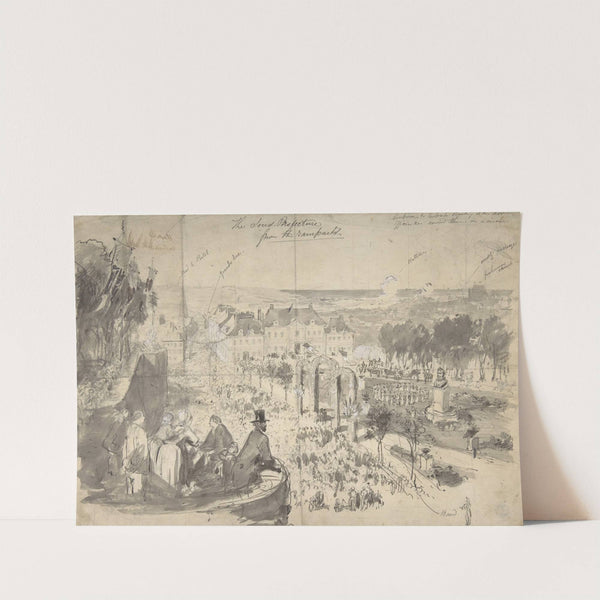 The Visit of Napoléon III to Boulogne-sur-Mer by Constantin Guys