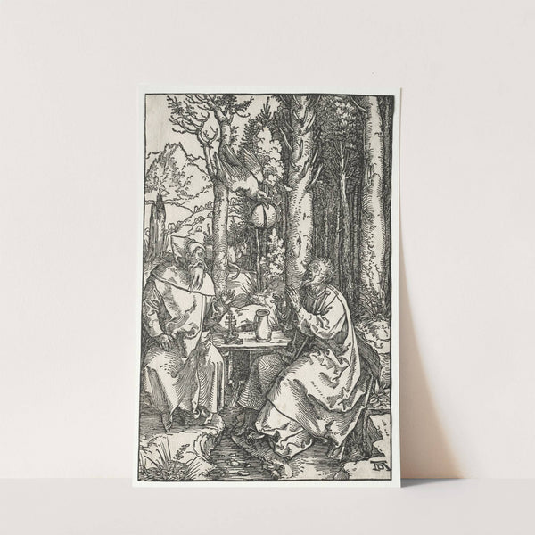 The Visit of St. Anthony to St. Paul the Hermit (c. 1504) by Albrecht Dürer