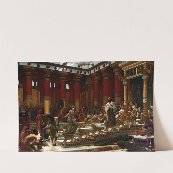 The visit of the Queen of Sheba to King Solomon (1890) by Edward John Poynter