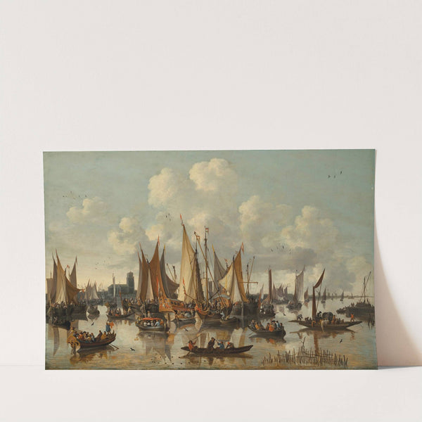 The visit of William III of Orange to Dordrecht in 1672 by Pieter Bout