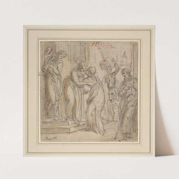 The Visitation by Bernardino Poccetti